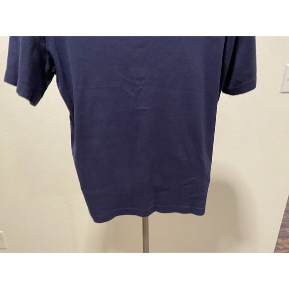 Baxter & Wells Womens Petite Medium TopShort Sleeve 1/4 Button Front Cotton - Picture 9 of 9